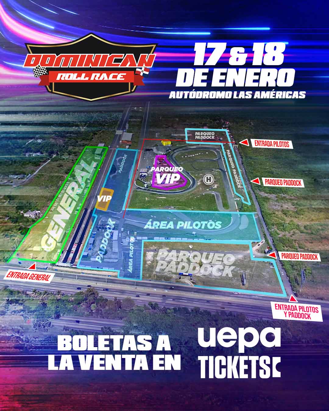 DOMINICAN ROLL RACE 2026 - Autódromo Las Américas